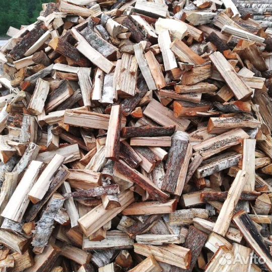 Дрова колотые твердых пород