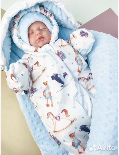 Конверт на выписку для мальчика