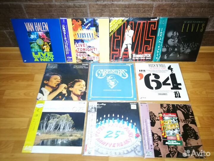 LD Лазерные диски (ntsc). Зарубежная музыка