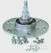 Фланец бараб.+крепеж, под204подш. сторона шкива, з