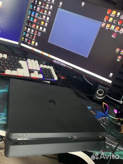 Игровая приставка ps4 slim на 1tb