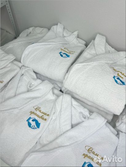 Халаты с именной вышивкой