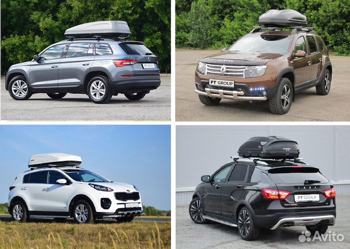 Автобокс на крышу Шевроле Каптива