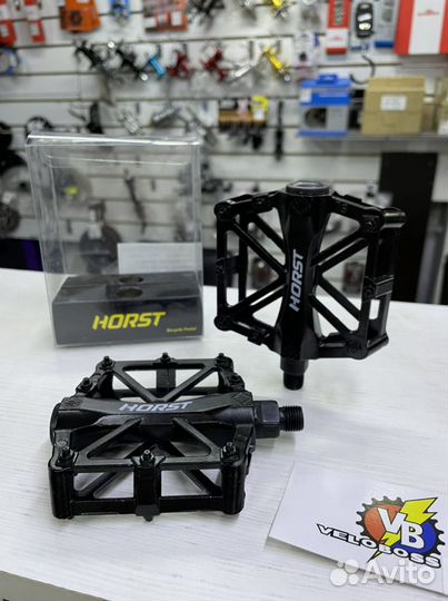 Педали Horst H36 с резьбой 1/2 пром.подшипники