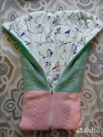 Конверт на выписку вязаный