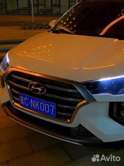 LED лента под капот