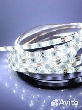 Белая и розовая светодиодная лента 3 м