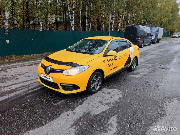Renault Fluence 1.6 CVT, 2015, 600 000 км