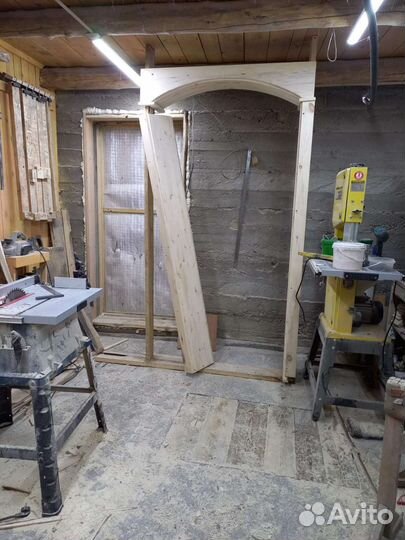 Деревянная арка межкомнатная