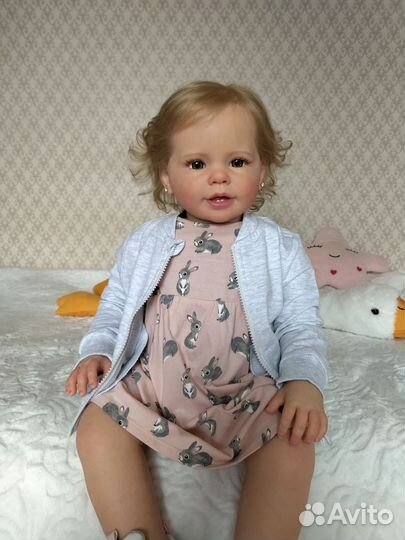 Кукла реборн 80 см большая ручн. работа