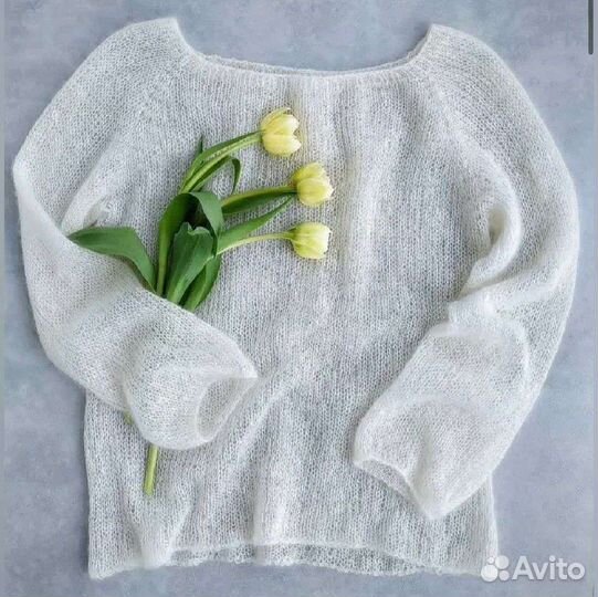 Вязание на заказ/джемпер/паутинка