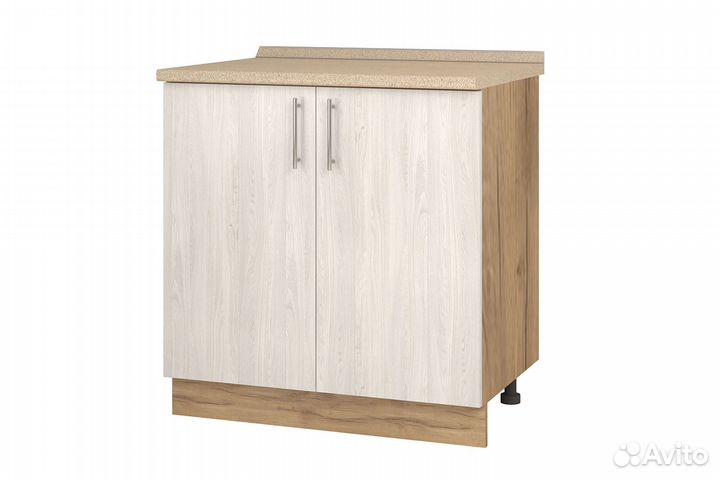 Стол 2 дверный Прима с полкой 