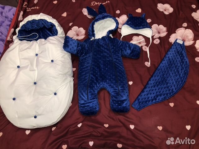 Зимний конверт в коляску