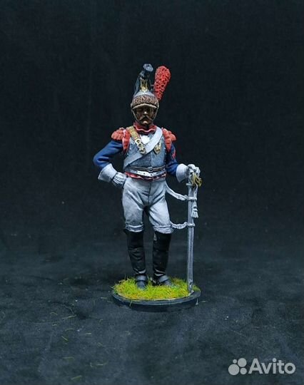 Оловянный солдатик 54 мм. Французский кирасир