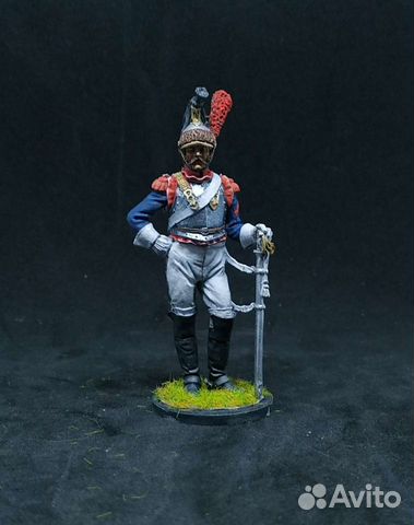 Оловянный солдатик 54 мм. Французский кирасир