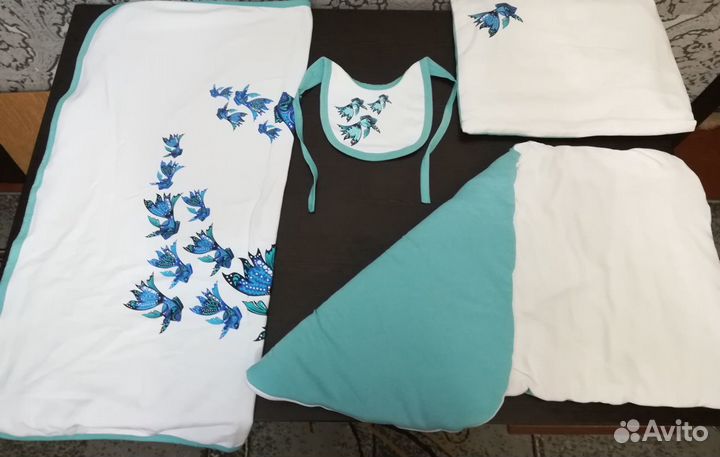 Новый Универсальный Набор для колыбели Бирюзовый