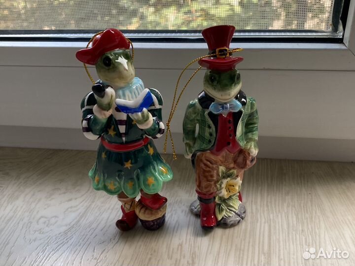 Елочные игрушки фарфор
