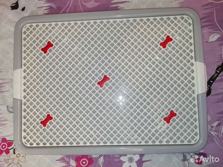 Туалет для собак с сеткой