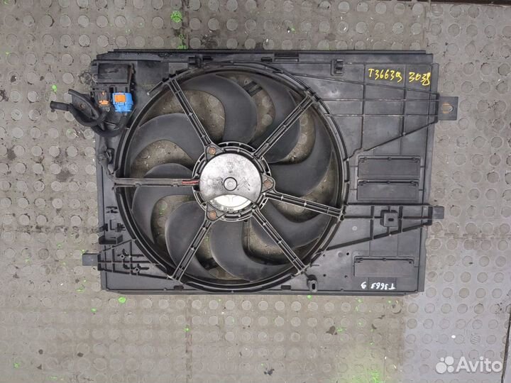 Вентилятор радиатора Peugeot 308, 2014