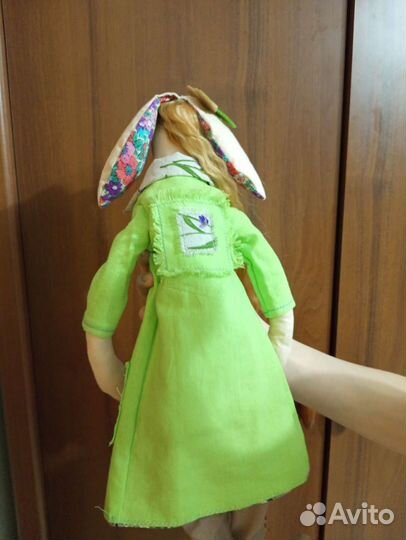 Интерьерная кукла ручной работы tilda