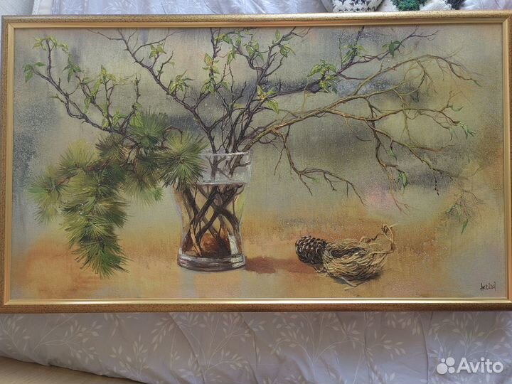 Картина маслом на холсте натюрморт