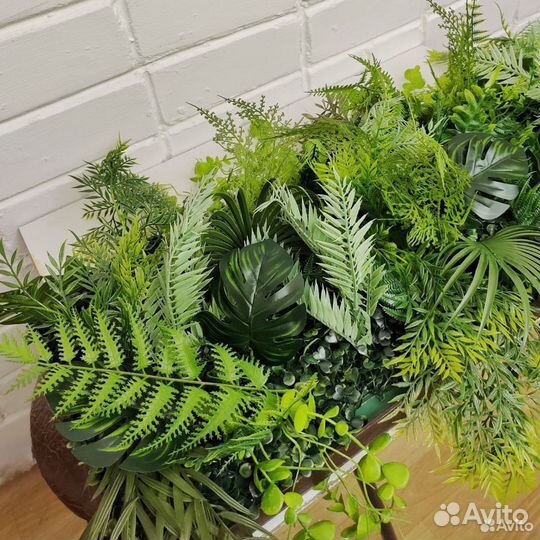 Искусственные ампельные композиции