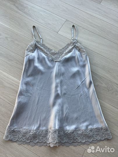 Топ Intimissimi с кружевом, 100 шелк