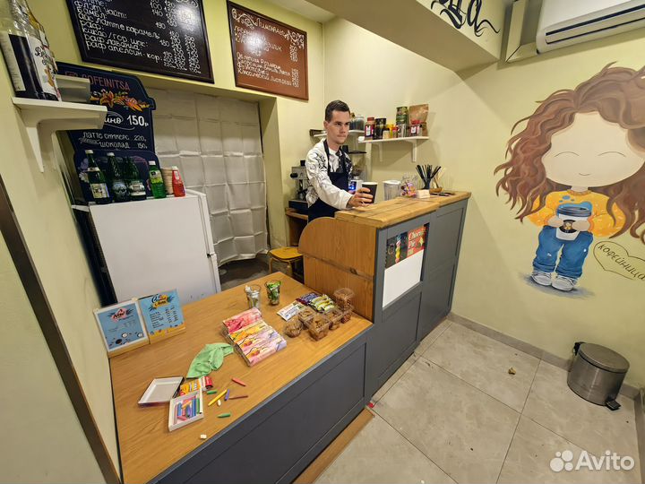 Кофейня. Готовый бизнес кофе возле набережной