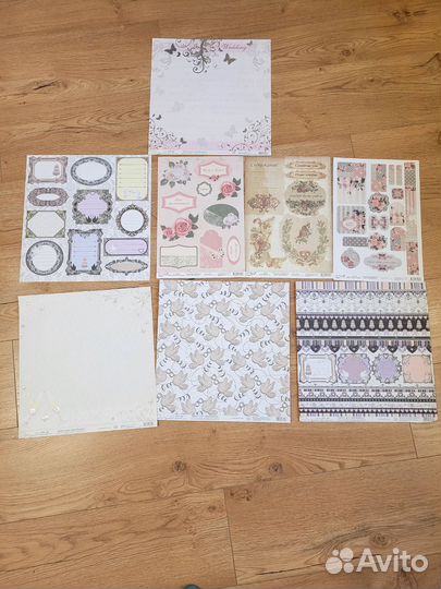 Бумага для скрапбукинга (набор)
