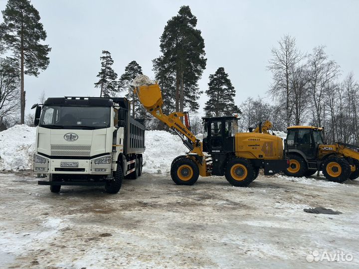 Чистка вывоз снега Трактор мтз