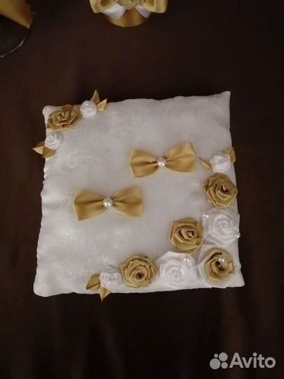 Свадебный набор золотой