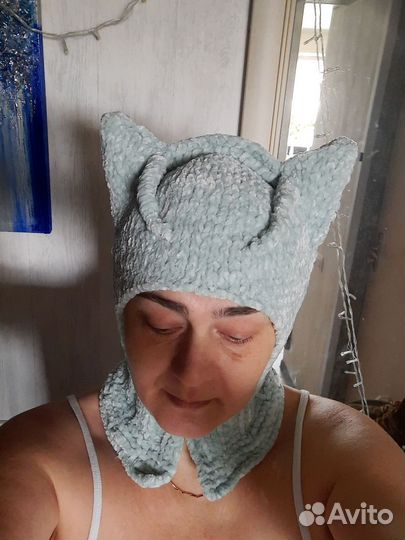 Шапка шлем зимний