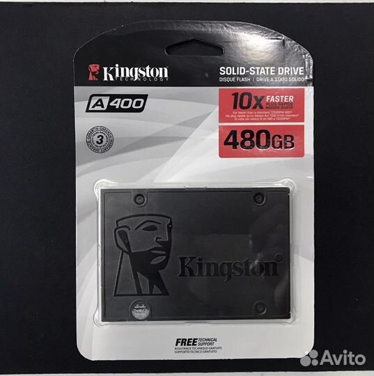 SSD kingston a400 480Gb Гарантия
