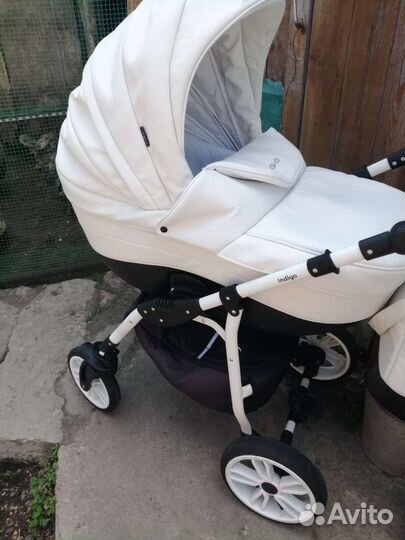 Коляска 2 в 1 эко кожа