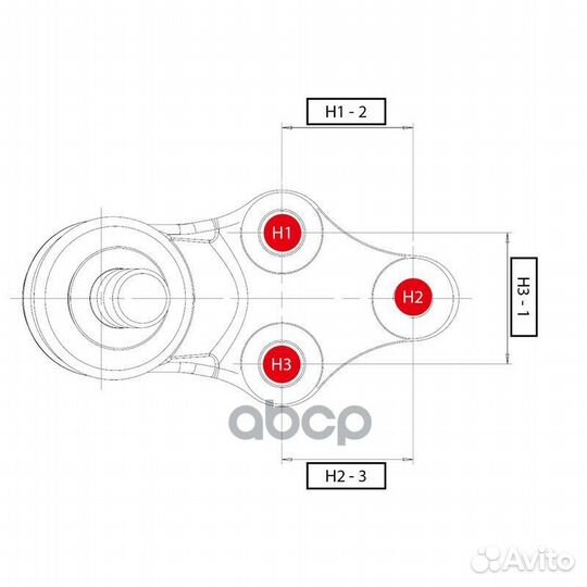 Шаровая опора ford Galaxy 2006,Mondeo,S-MAX/VO