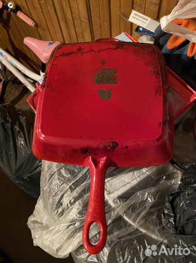 Чугунная сковорода гриль