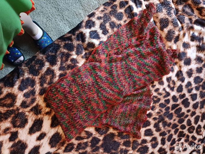 Шарф тёплый, вязаный