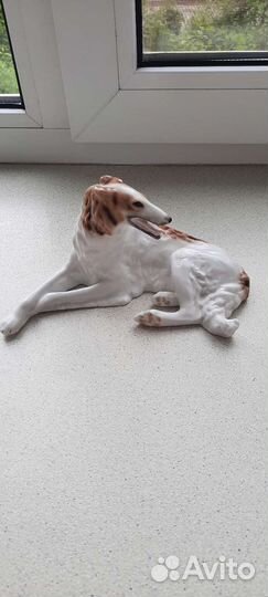 Фарфоровые статуэтки собака лфз