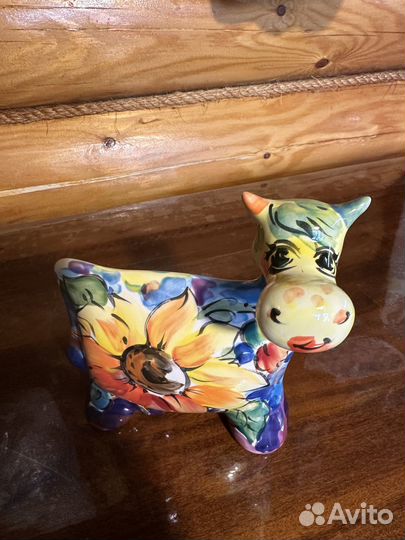 Turov Art коллекционная «корова с цветком»