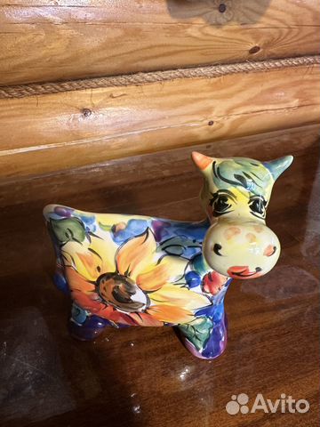 Turov Art коллекционная «корова с цветком»