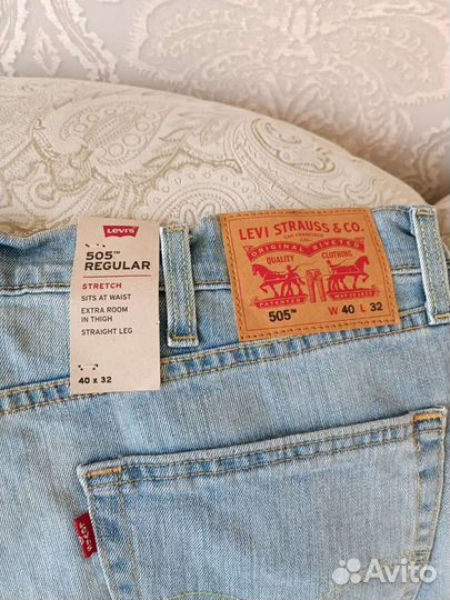 Джинсы мужские levis 505 оригинал новые