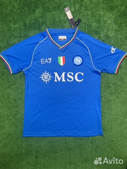 Футболка Наполи Хвича Кварацхелия Лига Чемпионов