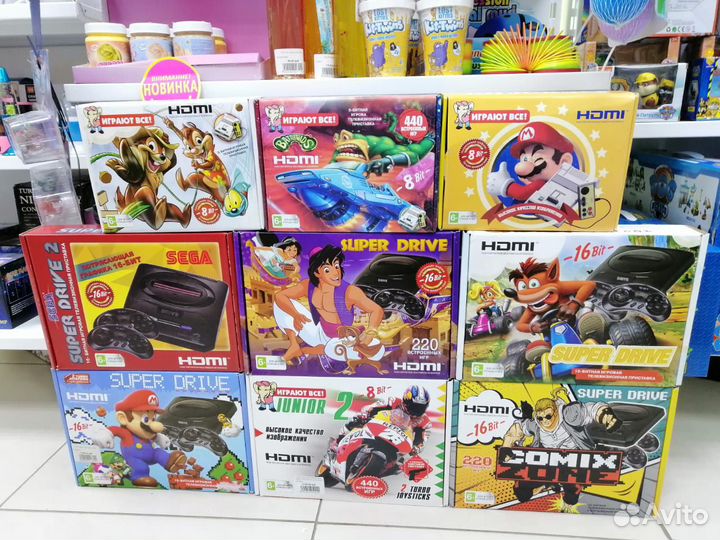 Игровые приставки Dendy, Sega, Hamy с гарантией