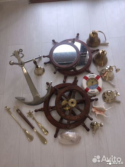Сигнальная Рында Дудка боцман Якорь Штурвал Фонарь