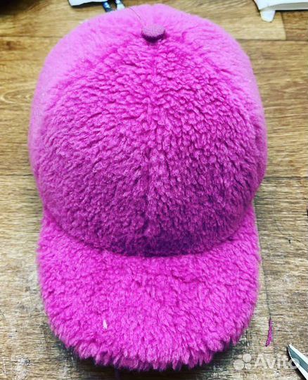 Кепка бейсболка меховая женская
