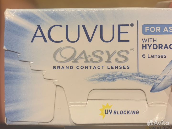 Линзы контактные