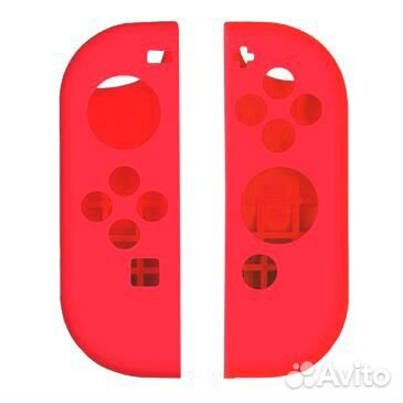 Силиконовые чехлы для 2-х контроллеров Joy-Con (кр