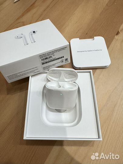 Кейс apple airpods 2 оригинал