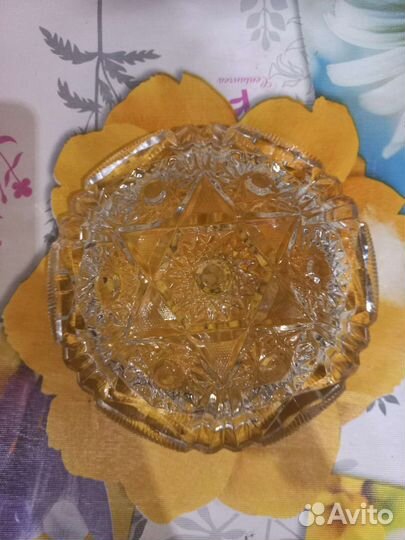 Хрустальная пепельница СССР