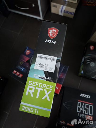 Видеокарта MSI GeForce RTX 3060Ti gaming Z trio